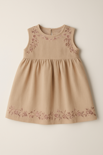 Girls Sleeveless Frock
