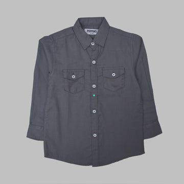 BOYS CASUAL GRY SHIRT