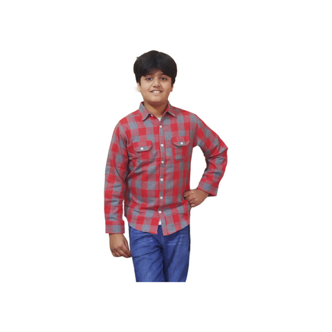 Boys Shirt- Red