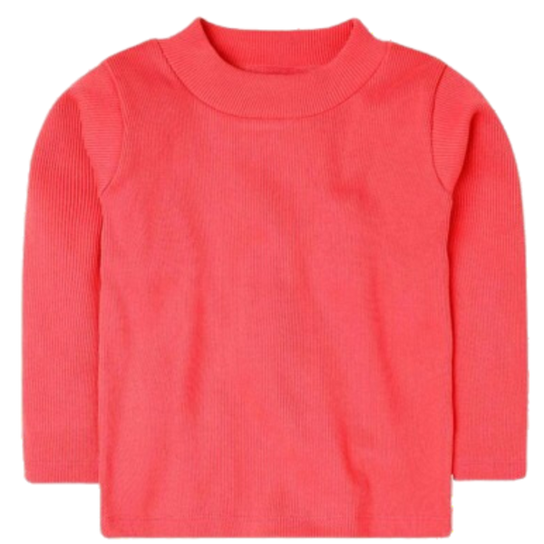 Mock neck- Red color