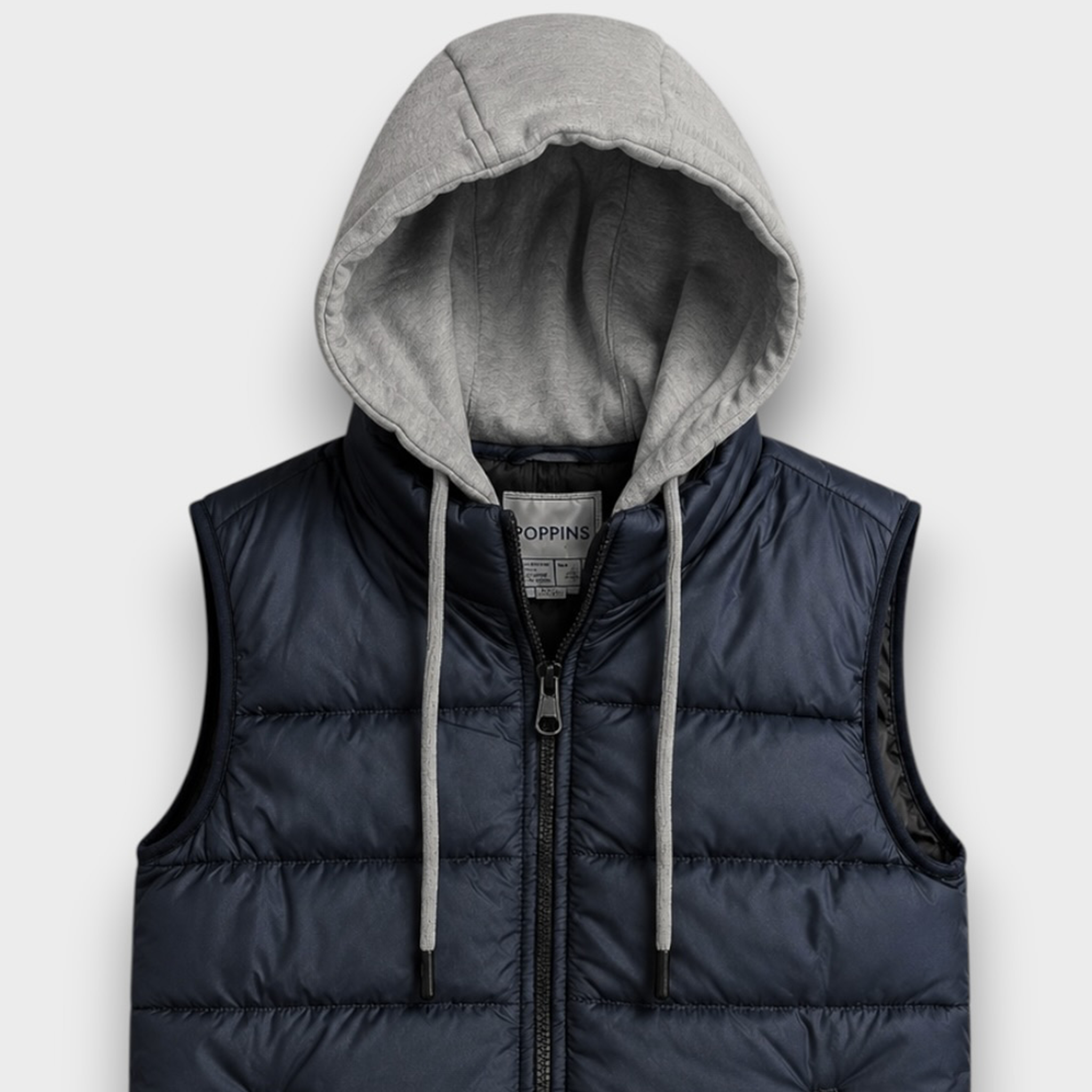 Sleeveless Navy Blue jacket (25WBSJ004)