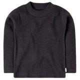 Mock neck-Black color