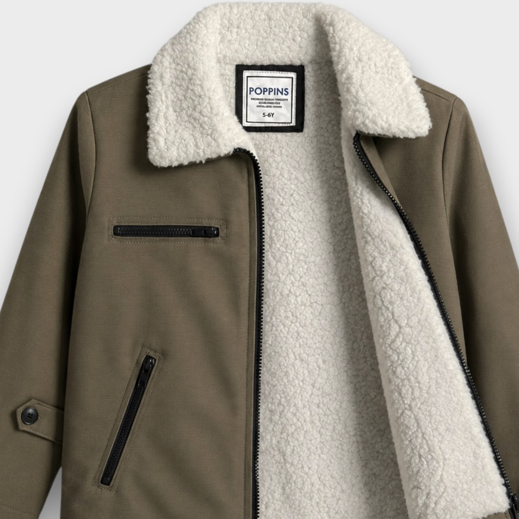 Grey Cotton Jacket (25WBJK008)