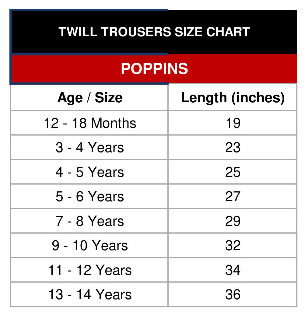 Twill Trousers  (SBTT007)