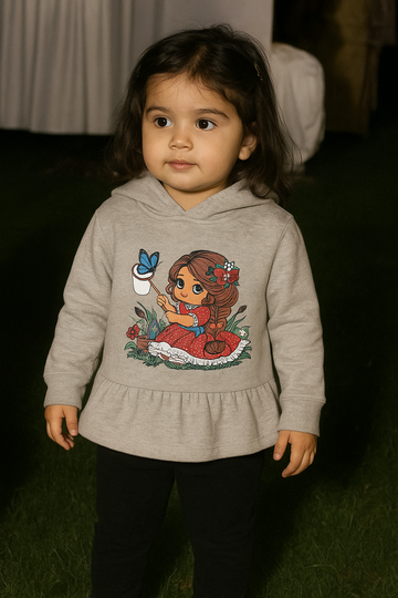 Girls Fleece Hood