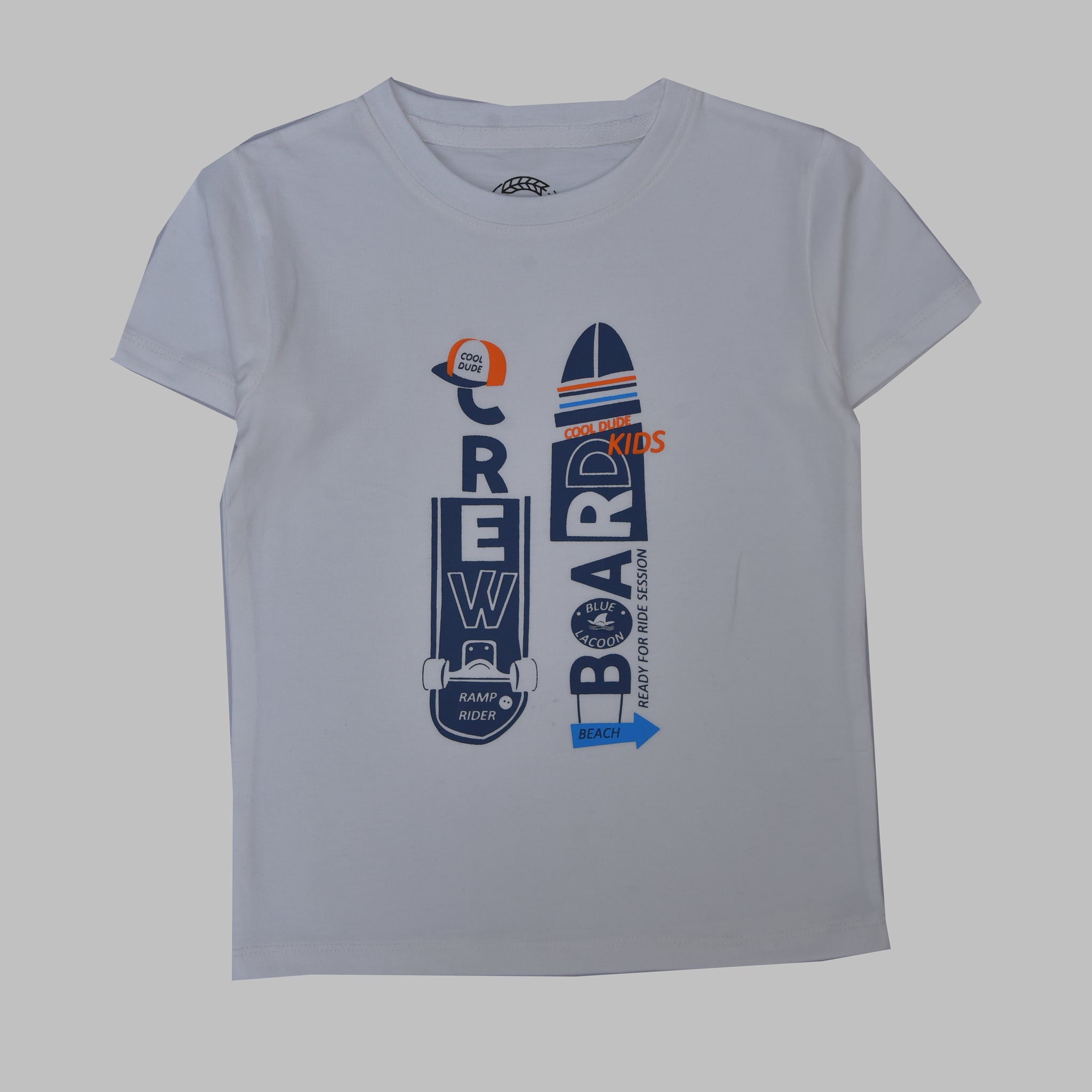 Boys White T SHIRT