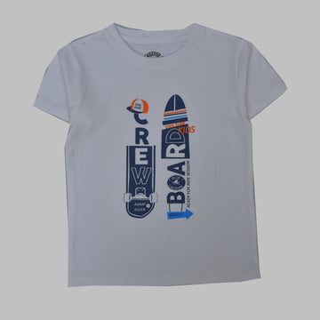 Boys White T SHIRT