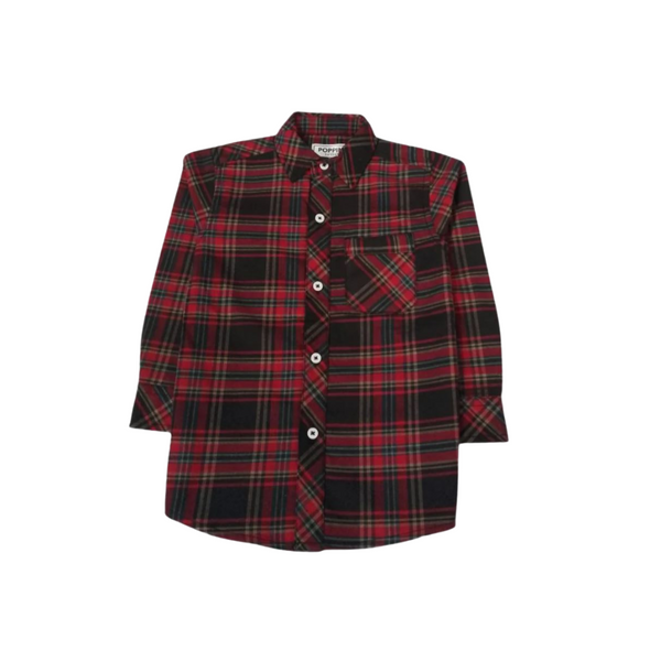 Boys Shirt-Red check