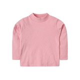 Mock neck-pink color