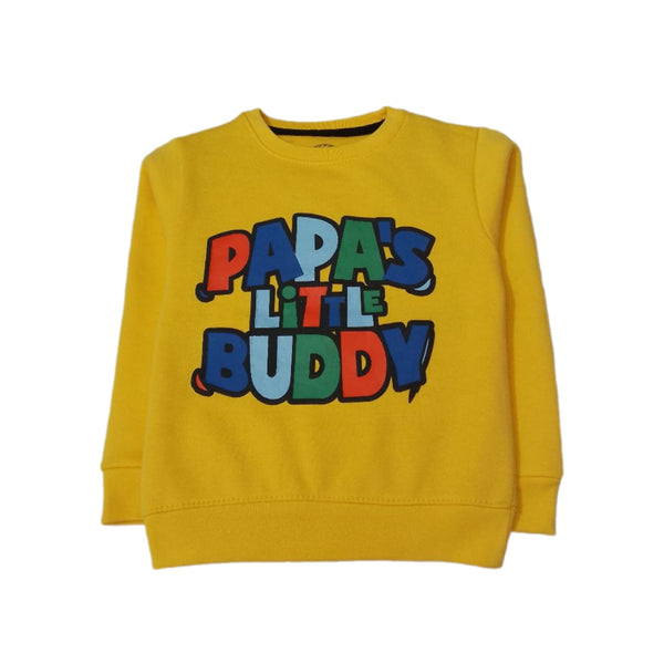 Boys Sweat Shirt-Yellow