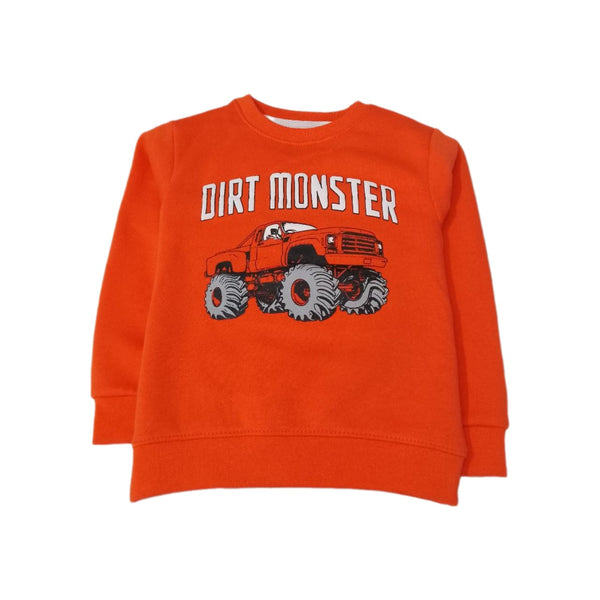 Boys Sweat Shirt-orange