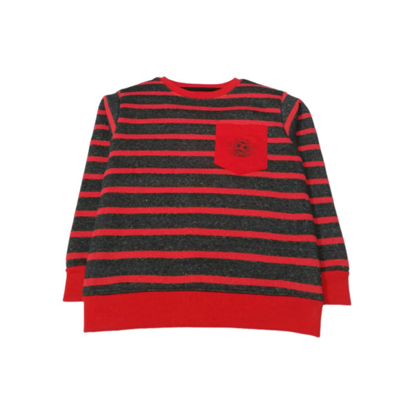 Boys sweat shirt- Red lining