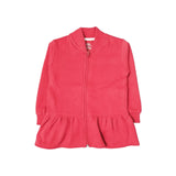 Girls zipper-MRN color