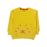 Girls sweat shirt-Yellow color