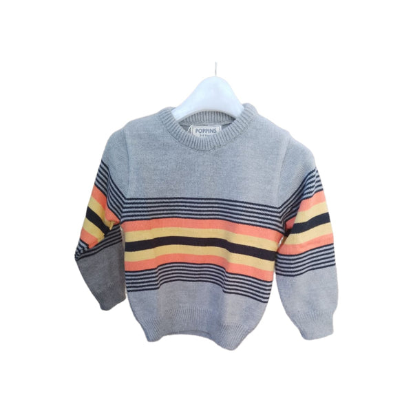 Boys sweater-Grey color