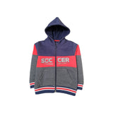 Boys Fleece Zipper Saccer