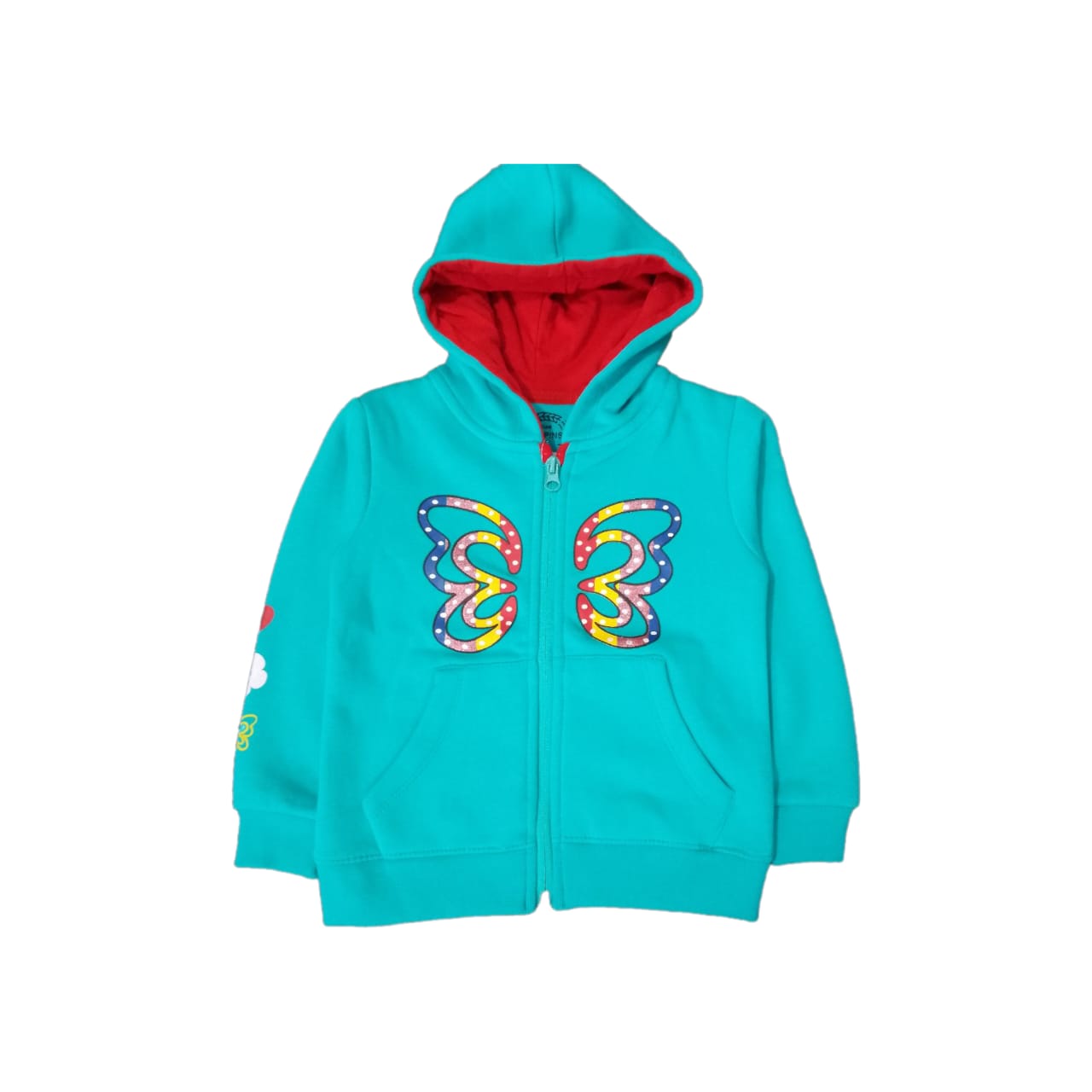 Girls zipper-Green
