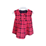 Girls frock-Red Check