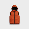 Orange Sleeveless Jacket (24WBJK011)