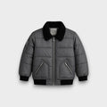 Grey Puffer Jacket (24WGJK005)