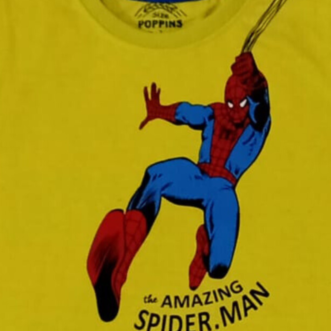 Boys SPIDER MAN LEMON  T SHIRT